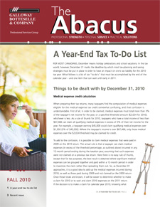 Abacus Fall 2010
